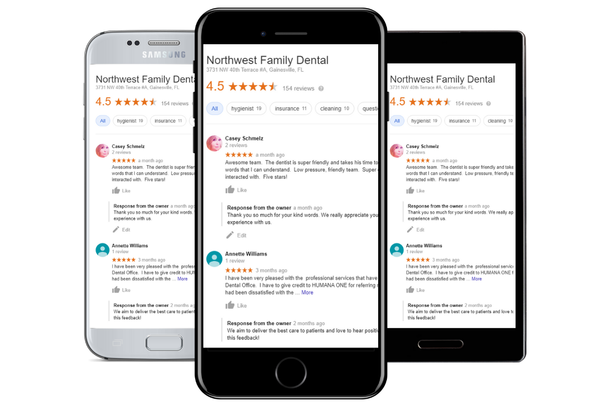 Leave us a review mobile